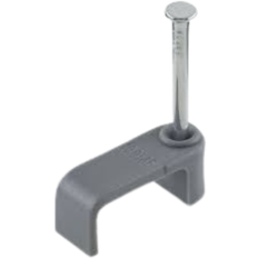 Deta Single Grey Twin & Earth Cable Clips 1.5mm Pack of 100