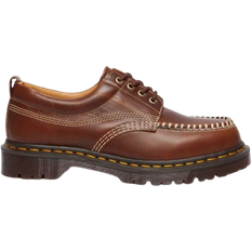Unisex Derby Dr. Martens Lowell Leather Moc Toe Shoes - Butterscotch