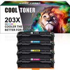 Cartridgex 4 Toner Cartridge for Hp 203X - Black