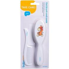 BabyOno Natural Bristle Soft Hair Brush And Comb Kit
