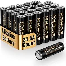 AA Batteries 24 Pack Alkaline 1.5V