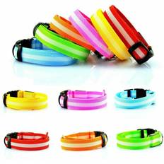 Lupo Led Dog Pet Collar USB Rechargeable Flashing Luminous Safety Night Light Up