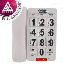 TEL UK Tel UK 18045 Big Button Corded Telephone