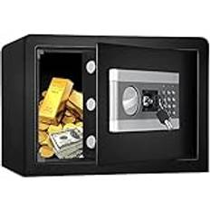 NTALJC Brandsäkert Vattentätt Kassaskåp Digital Combinatlock Safe