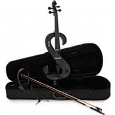 Red Violins Stagg S-Shaped Electric Viola Outfit Black