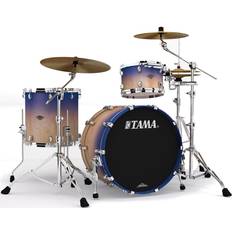 Purple Drum Kits Tama WBS32RZS-SAF Starclassic W/B Satin Purple Atmosphere Fade 3-Piece Shell Set