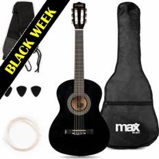 Junior guitar Max SoloArt Junior 3/4 Classic Guitar Pack Black
