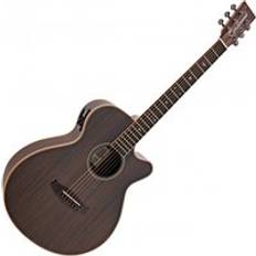 Tanglewood TRU4CEAE Reunion Pro Series Super Folk Electro Acoustic Ebony