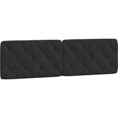 Gavlpude 180 cm Velour Sort