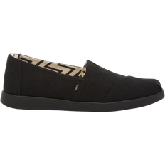 Toms Alpargata Plus Black Women's Flat Shoes