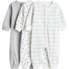 H&M Baby Natdragt I Bomuld - Grå
