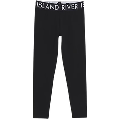 Leggings Trousers River Island Girls Ri Elasticated Leggings Black, Black, Age: 13-14 Years, Women age: 13-14 YEARS