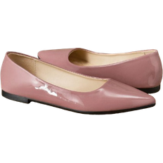 Shein Womens Pointed Toe Fashionable Shallow Mouth Purple Flat Shoes Ideal For Outdoor Activities In Autumn Available In Champagne Color For Sophisticated