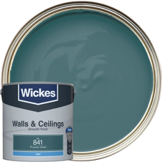 Paint Wickes Vinyl Matt Emulsion No.841 Wall Paint Prussian Green 2.5L