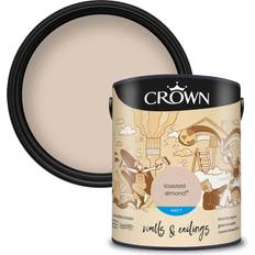 Crown Wall Paints Crown & Matt Emulsion Toasted Almond Wall Paint Toasted Almond 5L
