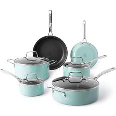 Martha Stewart Collection 10-Pc. Cookware Set with lid 10 Parts