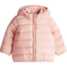 H&M Puffer Jacket mit Kapuze Rosa - Kapuze Rosa