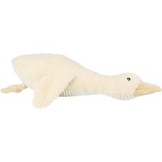 Peluches Flow Amsterdam Herzschlag-Kuscheltier Ente Liva 35 cm Beige