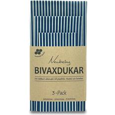 Bivaxduk Newbeing Newbeing Bivaxdukar Blå Rand 3 st Bivaxduk 3st