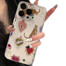 Shein One Eye Tiger TPU Soft Case With Precise Holes Compatible With IPhone Pro Max Plus Pro Max G P IX XR XS Max