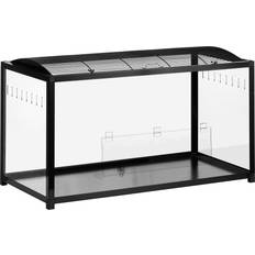 Cage hamster VEVOR Hamster Cage Habitat 37.8 Inch Clear Pet Rodent Gerbil Mice Small Animal House - Black
