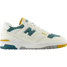 New Balance 550 Suede Casual Shoes - Sea Salt/New Spruce