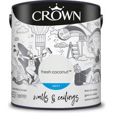 Paint Crown Walls & Ceilings Matt Fresh Coconut Wall Paint Fresh Coconut 2.5L