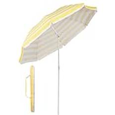 1.6m Beach Parasol Umbrella with Cover