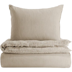 Bettwäsche H&M Muslin Bettbezug Beige (200x140cm)