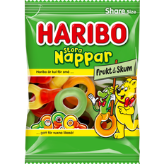 Godis nappar Haribo Stora Nappar Frukt Sur 150g 1pack