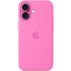 Apple Mobiletuier Apple iPhone 16 Silicone Case MagSafe Pæonpink