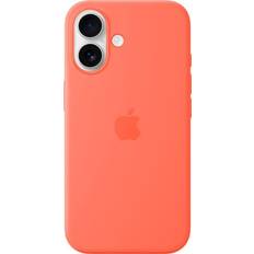 Apple Mobiletuier Apple iPhone 16 Silicone Case MagSafe Orange
