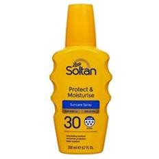 Soltan Protect & Moisturise Suncare Spray SPF30 200ml