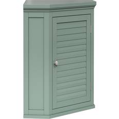 Green Wall Cabinets Marlow Home Co. 24" Glancy One Shutter Door Removable Wooden Sage Green (61cm H X 38cm W X 58cm D) Wall Cabinet