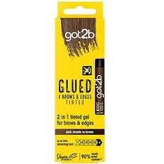 Glued Brows & Edges Tinted - Dark Brown