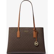 Bags Michael Kors Ruthie Medium Signature Logo Tote Bag - Brown
