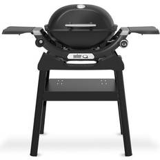 Weber Q 1200N Gasolgrill Med Sidobord Og Stativ