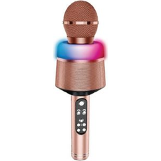 Gabba Goods Led Handheld Wireless Karaoke Microphone Speaker