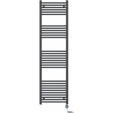 Heated Towel Rails Latitude Run Arneisha Straight Towel Rail Heated Towel Rails 180cm H x 50cm W x 3cm D Anthracite