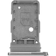 SIM Card Trays Clappio Replacement Sim Card Tray Samsung Galaxy S21 Ultra Silver
