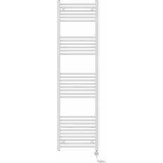 Heated Towel Rails Belfry Heating Bellamira Straight Towel Rail Heated Towel Rails 180cm H x 50cm W x 3cm D White