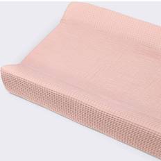 Cloud Island Muslin Waffle Changing Pad Cover Pink