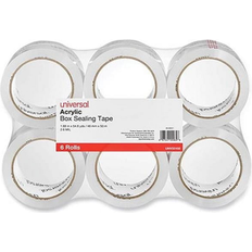 Shipping, Packing & Mailing Supplies Universal Universal Moving and Storage Packing Tape 3 Core 1.88 x 54.6 yd Clear 6/Pack