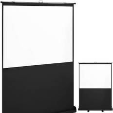 Hpa Pneumatisk Portabel Pull-Up Golvprojektionsduk 70''