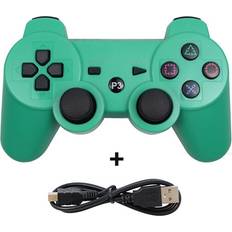 Game Controllers Maxpower Green Wireless Gamepad For PS3 Joystick Console Controle