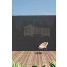 H&O Direct Outdoor PVC Privacy Fence Sun-blocked Screen Panels - Grey - L