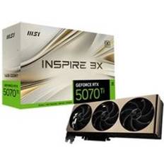 MSI NVIDIA GeForce RTX 5070 Ti 16GB INSPIRE 3X OC PLUS Blackwell Graph