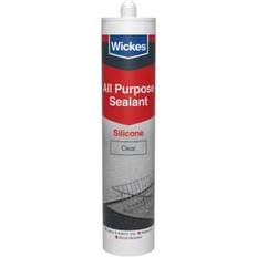 Wickes Clear All Purpose Silicone Sealant 300ml 1pcs