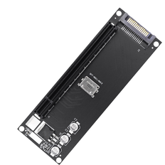 Tlily CNNOTEPAD Mainboard SFF-8611 NVMe M.2 SSD to PCIe 4.0 X16 Adapter