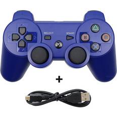 Game Controllers Maxpower Blue Wireless Gamepad For PS3 Joystick Console Controle